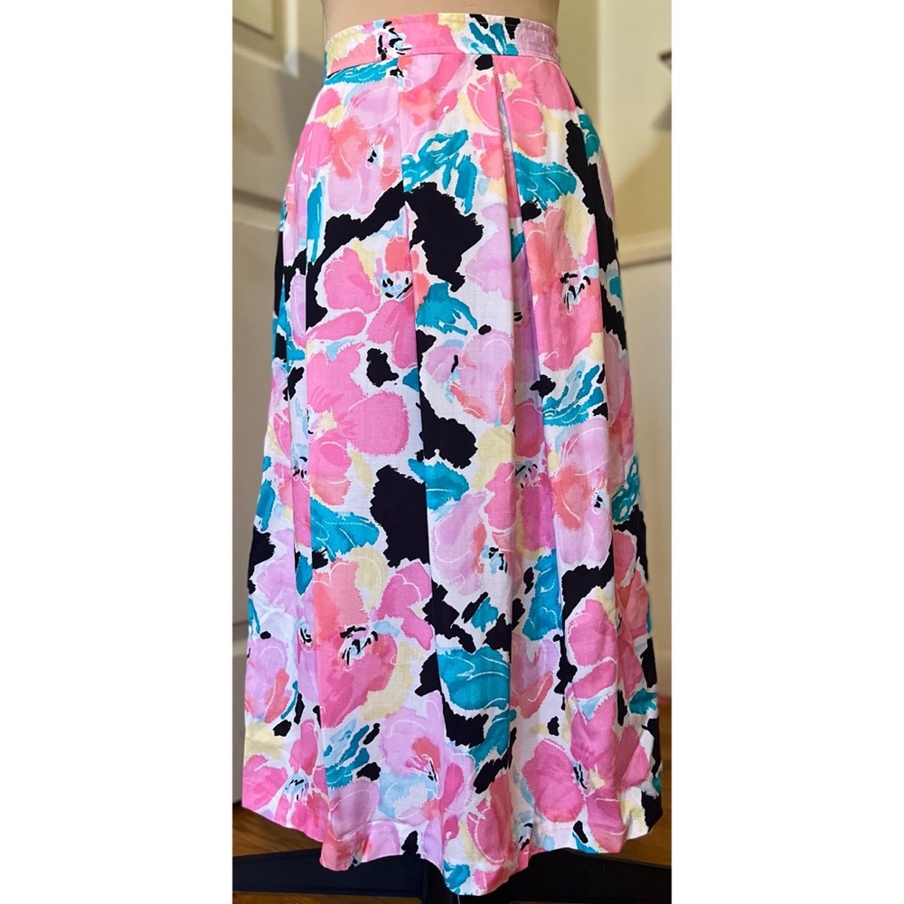 The New York Clothing Co. Vintage Pink Floral Skirt